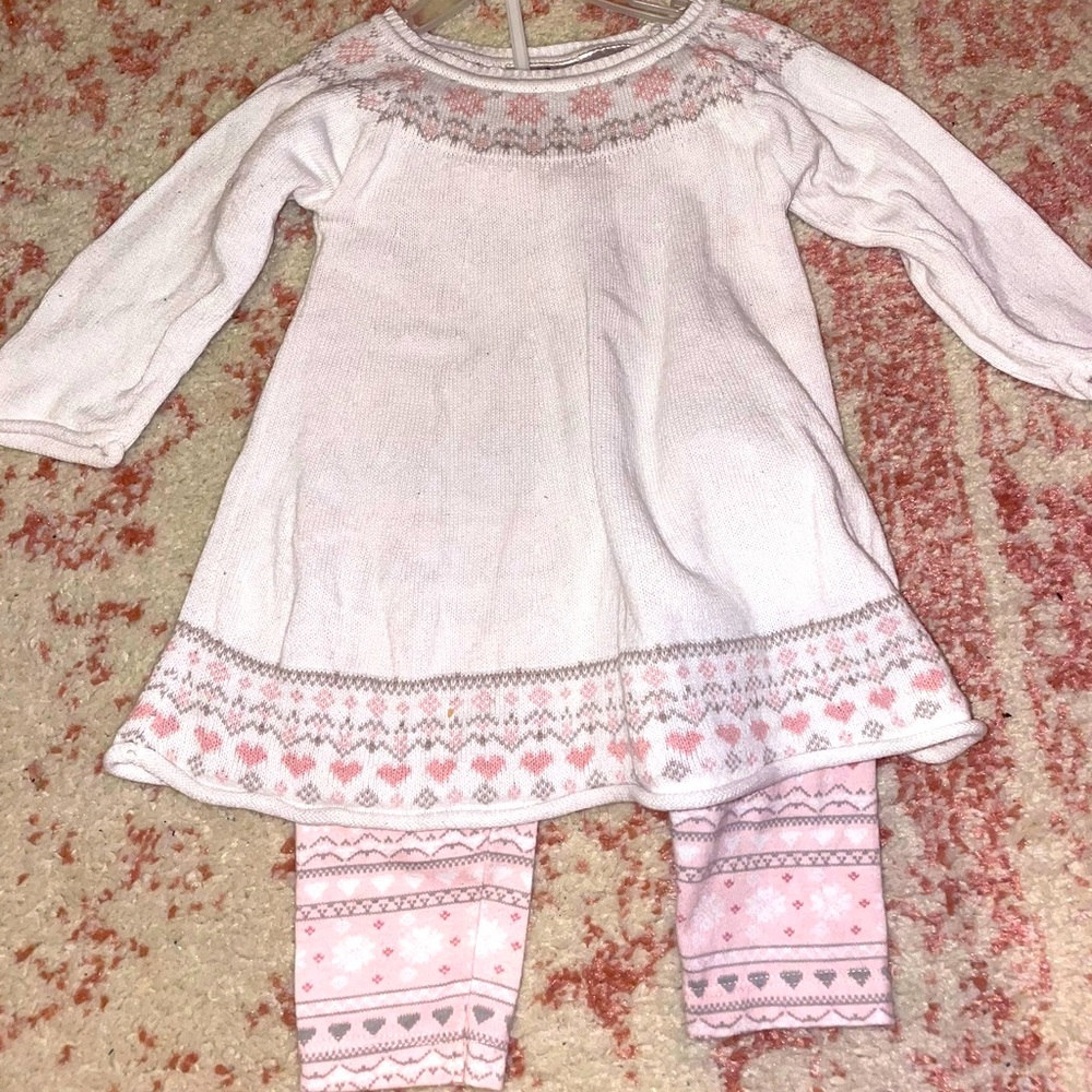 Blueberi Boulevard tunic sweater/legging set